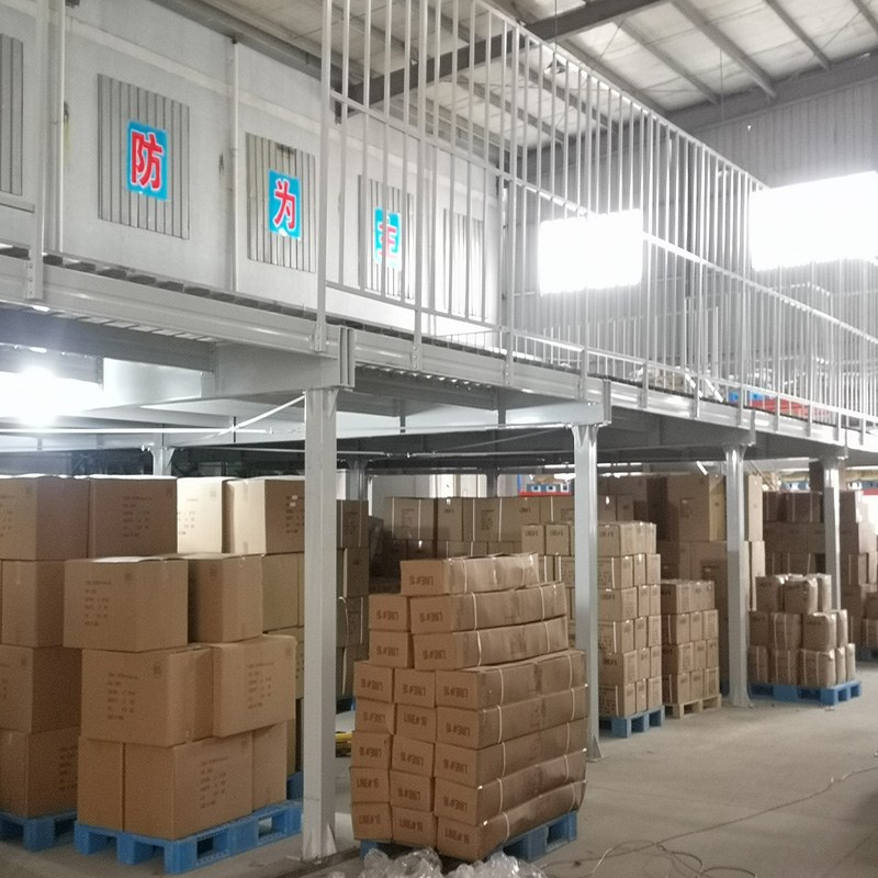 阁楼平台货架 工厂仓库分层存储实景厂家