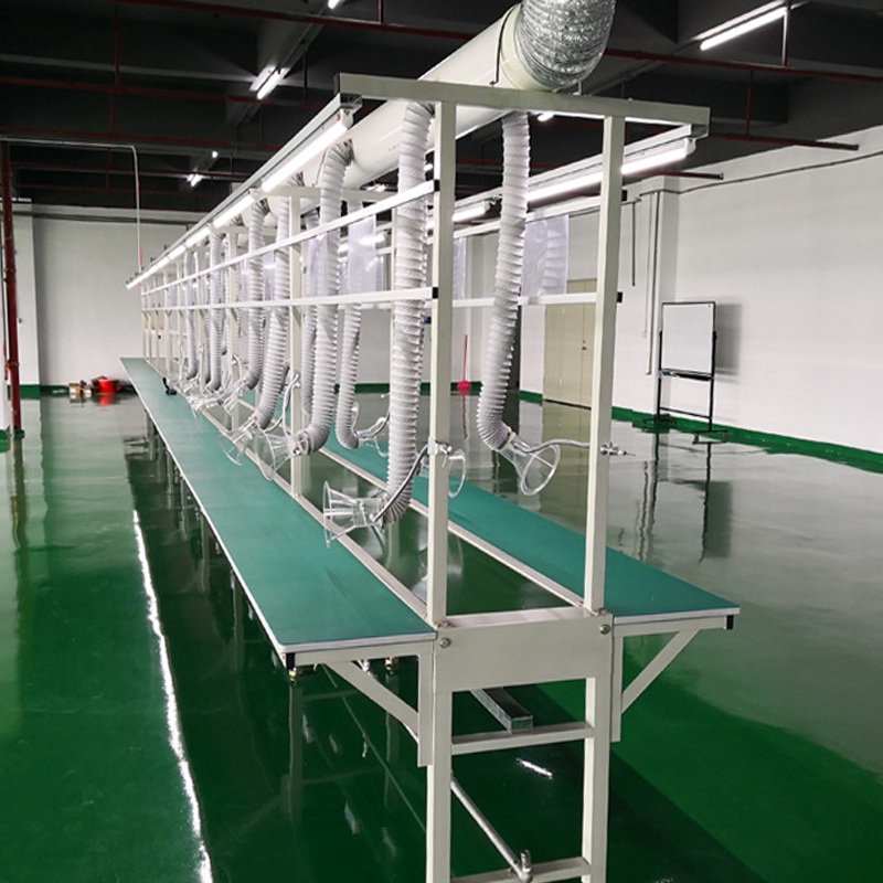 双边皮带输送流水线 车间产品分拣包装作业台 浙江双彬