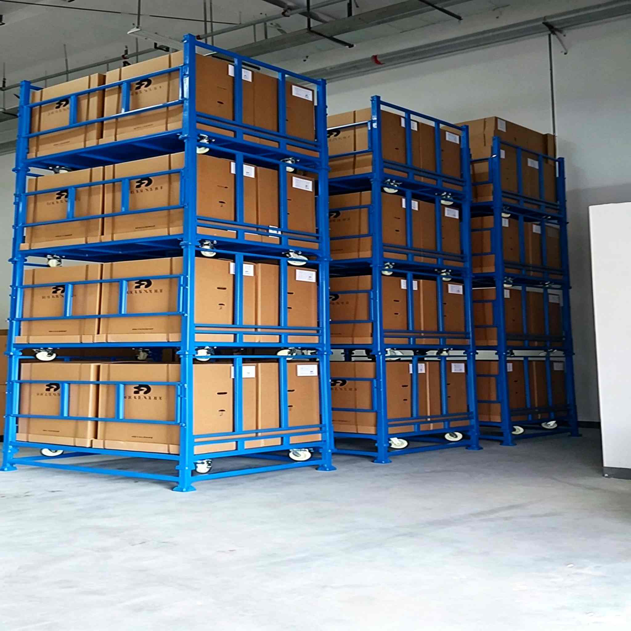 堆垛架 折叠式仓储堆垛架 仓库物料周转存放架 浙江双彬