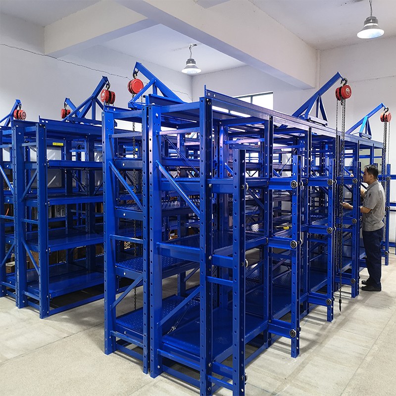 双彬带天车模具架让重型模具存取更省力